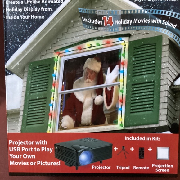 Virtual Holiday Projector Mr Christmas New In Box - Picture 2 of 11